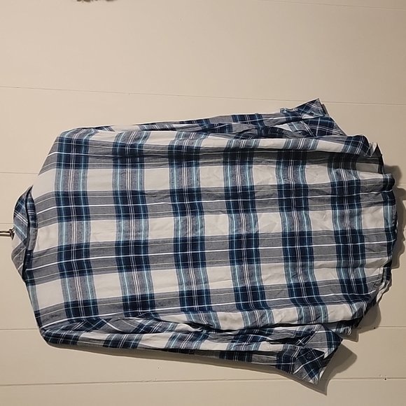 Hester & Orchard shirt white and blue Plaid S - Picture 6 of 7